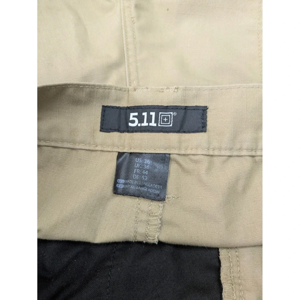 5.11 Tactical Ripstop Cargo Shorts Mens 36 Utility Multi Pocket